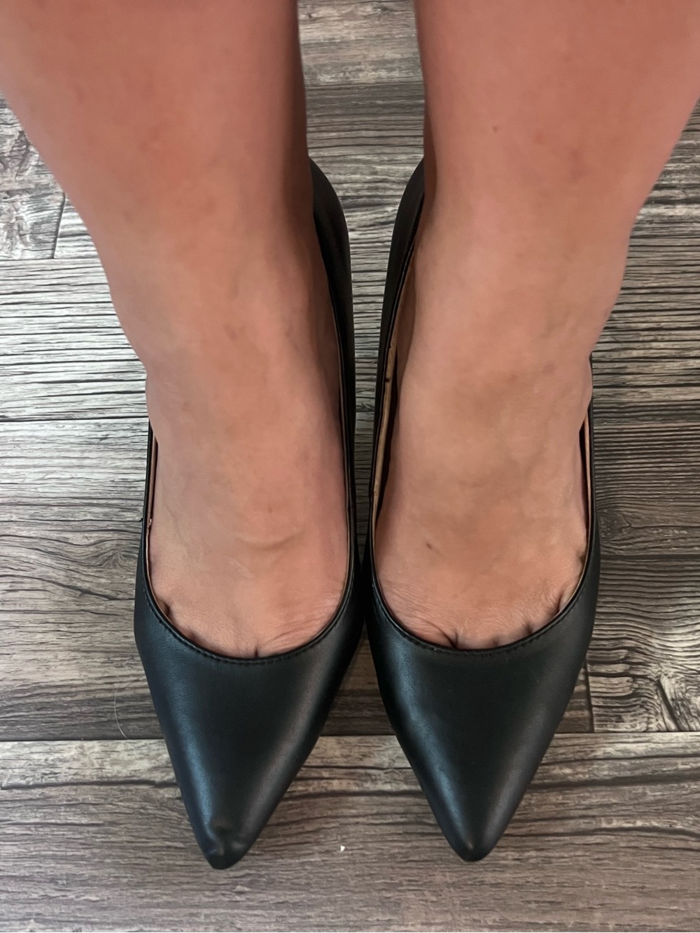 Nine West Black Pointed-Toe Heels - Picture 2 of 4